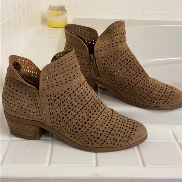 Crown Vintage Shoes - Women’s Suede Booties Crown Vintage Shoes - Women’s Suede Booties